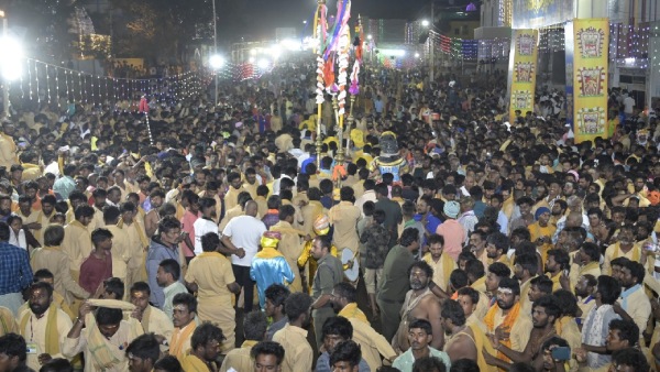 Alert to devotees Vibhudidharana restarted in Srisaila temple