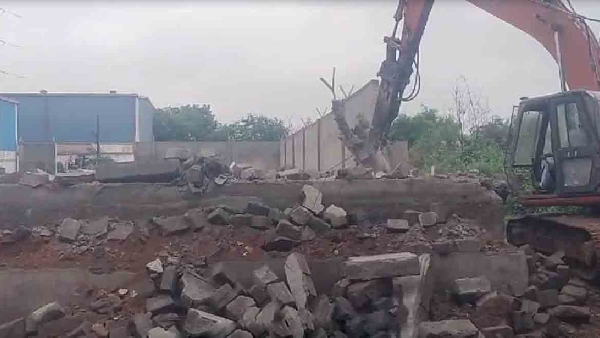 Officials have marked encroachments in Musi river catchment areas