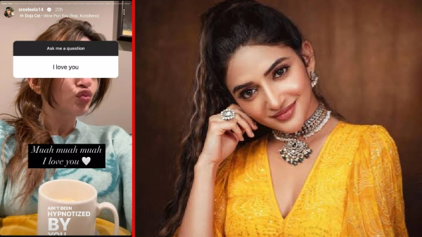 Srileela said I love you to a fan on social media