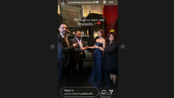 samantha post on bollywood hero varun dhawan