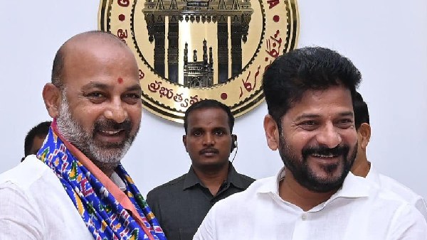 Union Minister Bandi Sanjay targets congress govt hydra demolitions and kcr yagam