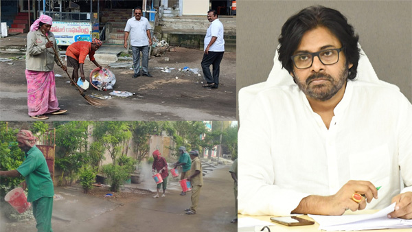 DCM Pawan Kalyan has formed special teams to monitor the work in the flood affected districts