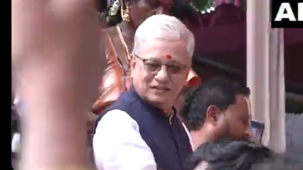 Telangana Governor Jishnu Sharma visited Khairatabad Ganasatha