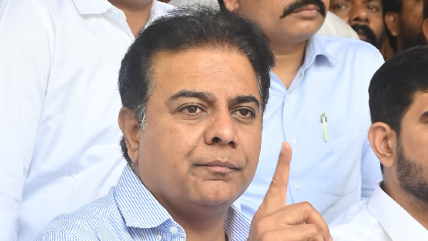 KTR said that the farmers coming to Praja Bhavan under BRS are being arrested
