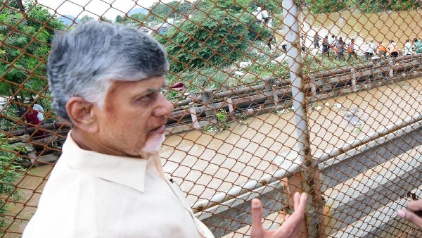 Chandrababu accused that YCP s sins have become a curse for Vijayawada