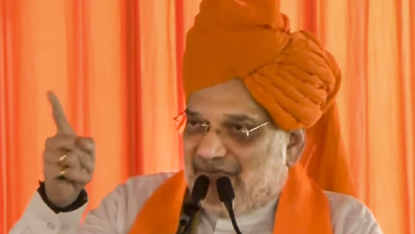 Rahul is a machine of lies Amit Shah fires for Pakistan slogans in Congress meetings