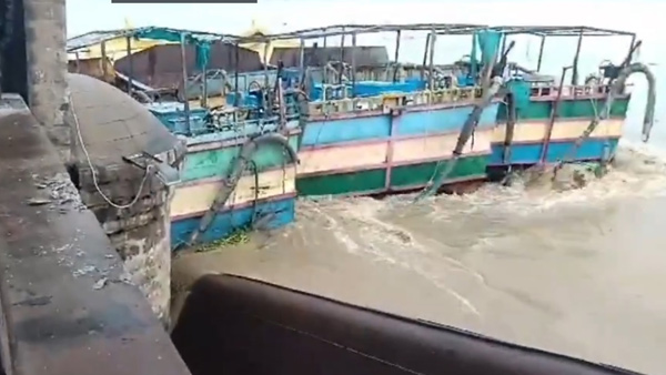 Vijayawada floods 2024 Repair works begins at Prakasam Barrage as war foot