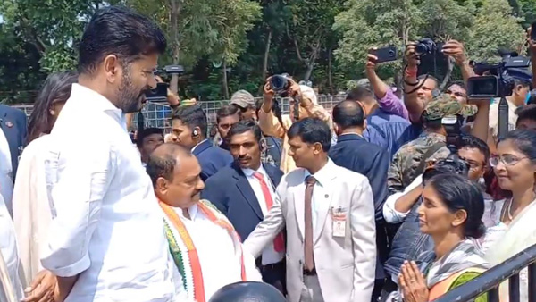 CM Revanth Reddy has attended the Ganesh Immersion tank bund in Hyderabad CM Revanth Reddy has attended the Ganesh Immersion tank bund in Hyderabad