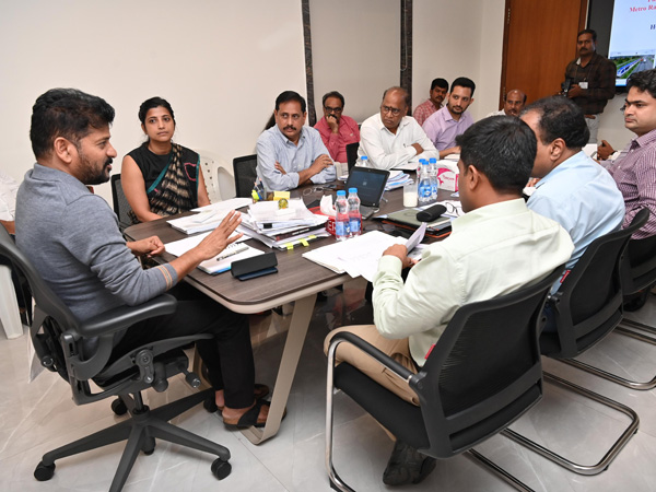 CM Revanth Reddy direct officials to design DPR on metro route from Airport to Future City