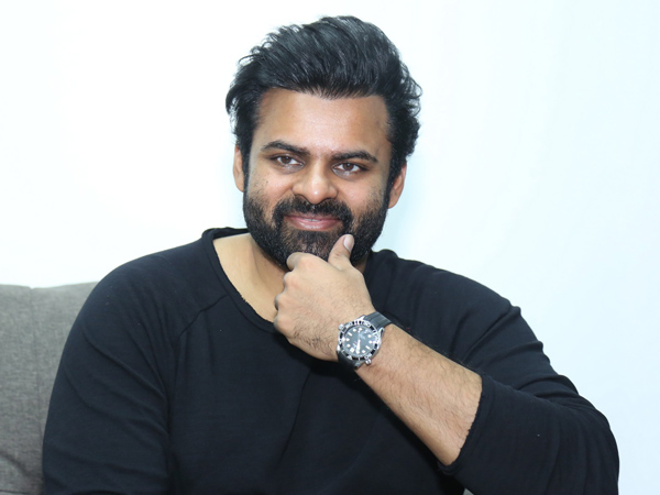Saidharam Tej movie shooting in a set built in 12 acres at a huge cost