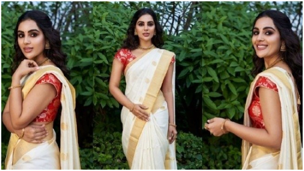 Samyukta Menon who is in love with Telugu star hero