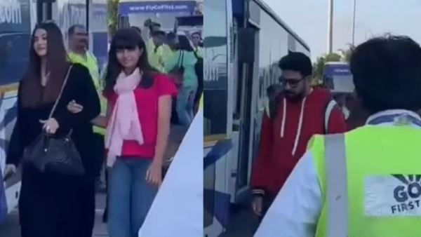 Abhishek Bachchan and Aishwarya Rai latest video viral Abhishek Bachchan and Aishwarya Rai latest video viral