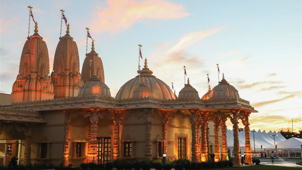 BAPS Swaminarayan Temple in New York vandalised