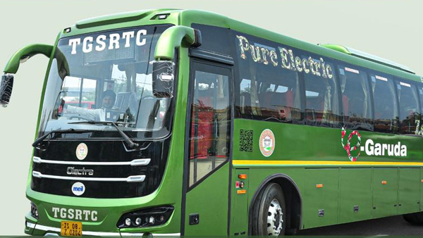 Good news before dussehra E-Garuda buses to Vijayawada via ORR from today sajjanar tweet