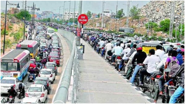 Traffic restrictions will be imposed on the road from Cyber Towers to Yashoda Hospitals Traffic restrictions will be imposed on the road from Cyber Towers to Yashoda Hospitals