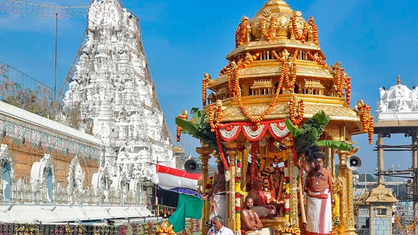 Tirumala Laddu row KMF officials has met TTD EO J Syamala Rao