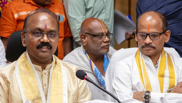 Shanti Homam and Samprokshan programs were organized in Tirumala Srivari Temple