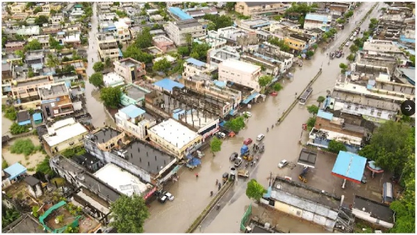 Chandrababu was furious with the negligence of the authorities in taking relief measures for the flood victims