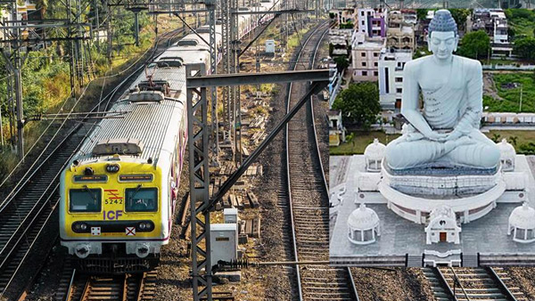 amaravati railway line works in jet speed land aquisition started in guntur district