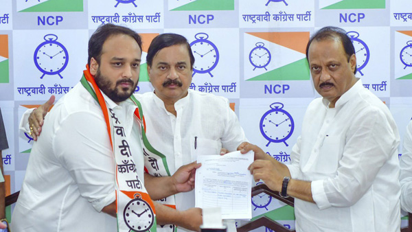 Baba Siddique son Zeeshan Siddiqui joined Ajit Pawar led NCP set to contest from Bandra East