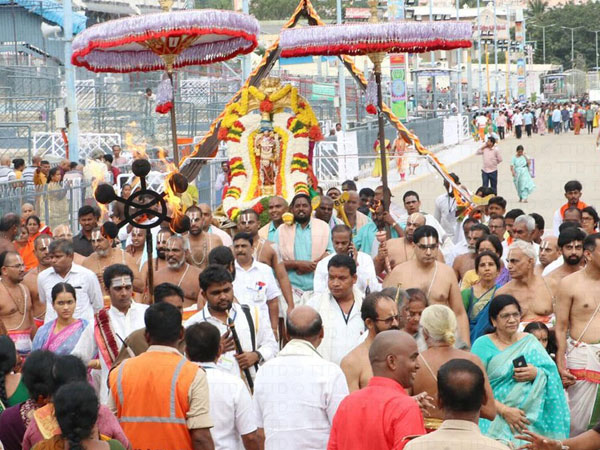 Bagh Savari festival observed at the Hill shrine of Tirumala Bagh Savari festival observed at the Hill shrine of Tirumala