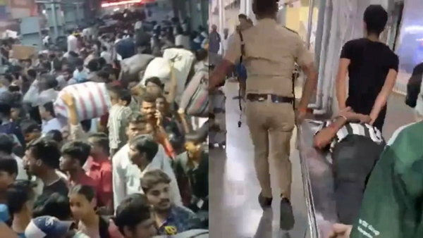 9 people were injured in a stampede in Bandra Terminus in Mumbai