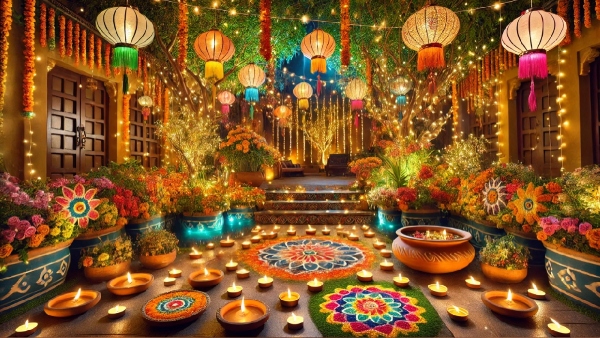 Know which direction which color lights are auspicious and gives wealth on Diwali