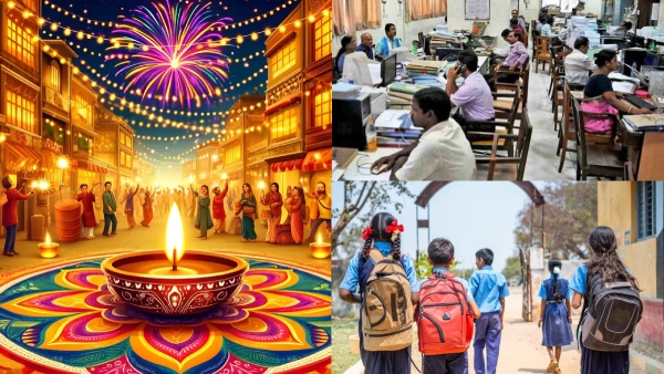 UP Govt government has declared an extra holiday for Diwali