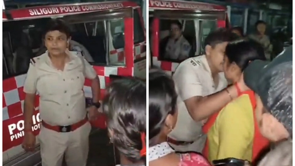 Drunk ASI gives a Lipkiss to the minor on the busy road