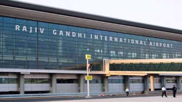 A bomb threat mail was received at the airport in Hyderabad Shamshabad