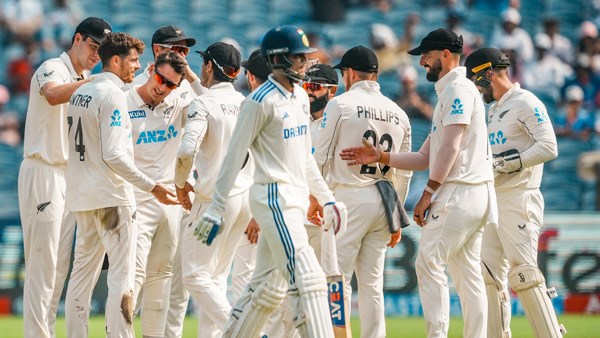 IND vs NZ India loses 7 wickets on day 2 lunch in 2nd test match against New Zealand