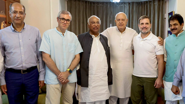 congress-nc-pdp coalition government in jammu and Kashmir what Farooq Abdullah say