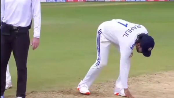 IND vs NZ Watch KL Rahul bowed to the Bengaluru s Chinnaswamy pitch after the 1st test