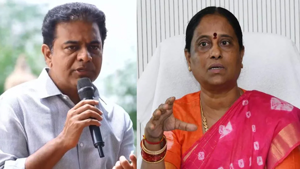 KTR mass warning again to minister Konda Surekha