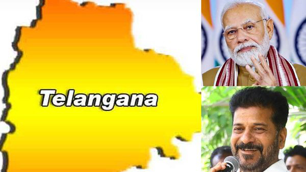 pm Narendra Modi announced a new railway line with Rs 7 thousand crores in telangana