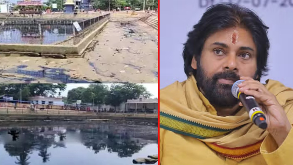 Devotees are angry as the sacred Padagaya temple in Pithapuram has deteriorated