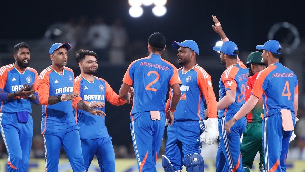 IND vs BAN 1st T20I 3 for Arshdeep and Varun Chakravarthy as India need 128 to win