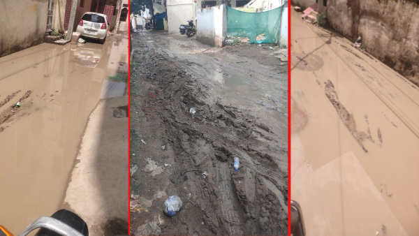 roads and drainage system disarray in Langar Houz