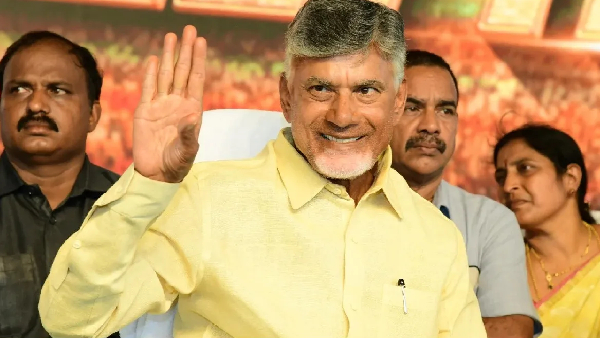 Andhra Pradesh CM Narachandrababu Naidu in a meeting with Union Ministers