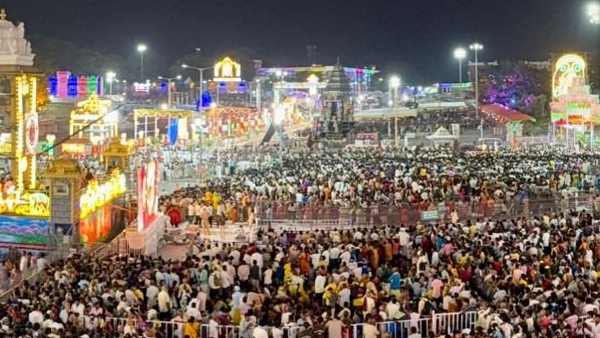 Garuda Vahana Seva was performed in Tirumala Brahmotsavam with great pomp