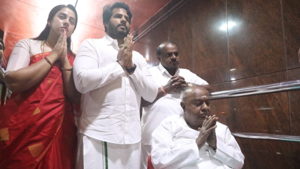 Karnataka bypoll 2024 Former CMs Sons Nikhil Kumaraswamy and Bharat Bommai set to contest