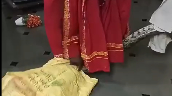 The incident of python entering a house in Karimnagar caused panic in the locality