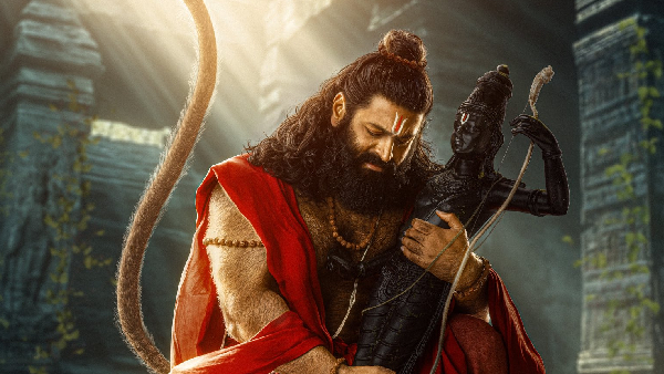 Kannada star hero in the role of Hanuman poster release