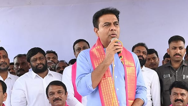 KTR sensational comments on the murder of a follower of Congress MLC Jeevan Reddy