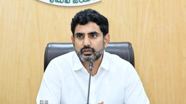 Minister Nara Lokesh who targeted YCP chief Jagan and made allegations