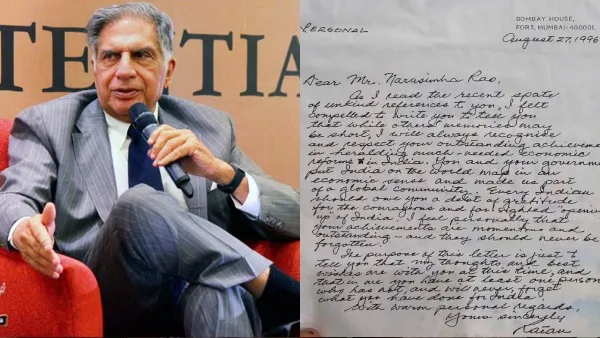 This is Ratan Tata s letter to PV Narasimha Rao Tweeted by Harsha Goenka
