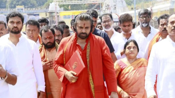 Pawan Kalyan retired from initiation after visiting Lord Shiva in Tirumala