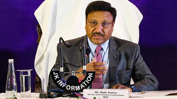 Central Election Commission Commissioner Rajeev Kumar missed the mark due to an error