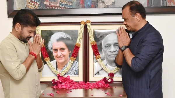 CM Revanth Reddy paid tributes to Indira Gandhi and Vallabhbhai Patel
