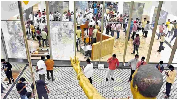 CID has taken the main accused into custody in the case of attack on TDP headquarters